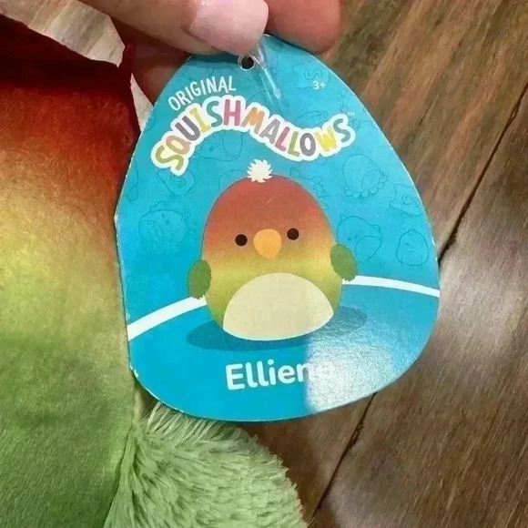 Squishmallow Elliene the Parrot 8” plush BNWT - Picture 2 of 4